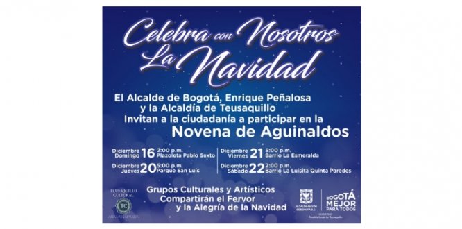 Novenas Teusaquillo 2018